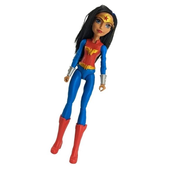 DC SUPER HERO GIRLS WONDER WOMAN DOLL 12" Painted  SUIT - Picture 1 of 7